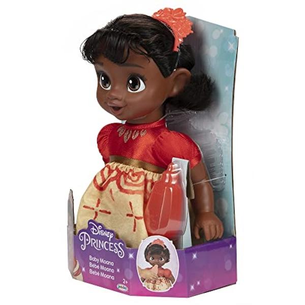 Disney Princess Moana Baby Doll with Baby Bottle & Hair Pin