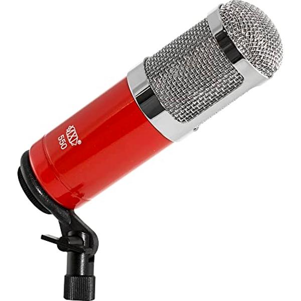 SENNHEISER Professional Profile - USB Cardioid Condenser Microphone & Table Stand, 1.2 m USB-C Cable - Mute Button, Built-in Headphone Jack, Gain, Mix & Volume Control, for PC & Ma