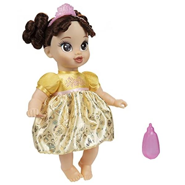 Disney Princess Belle Baby Doll with Baby Bottle & Tiara