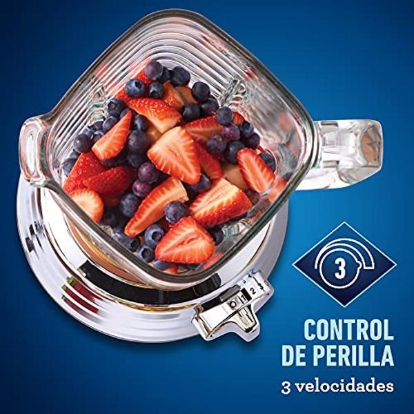 Oster Knob Button Blender with Glass Jar BLSTPBRG