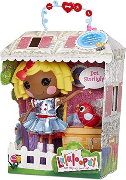 Lalaloopsy Doll- Dot Starlight & Pet Bird, 13" STEM-Inspired Astronaut Doll with Shiny Blue Outfit & Accessories, Reusable House Playset, Gifts for Kids, Toys for Girls Ages 3 4 5+