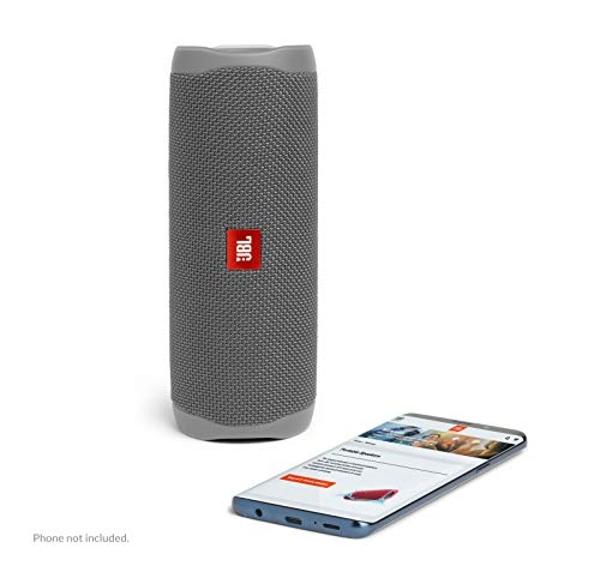 JBL FLIP 5 Waterproof Portable Bluetooth Speaker - Gray (Renewed)