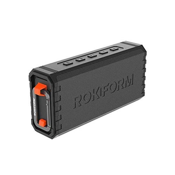 Rokform G-ROK – Wireless Golf Speaker, Portable Magnetic, IPX7 Waterproof, Shockproof & Dustproof, Loud & Clear Sound, 24 Hour Battery, Rugged Outdoor Golf Cart Speaker (Black)