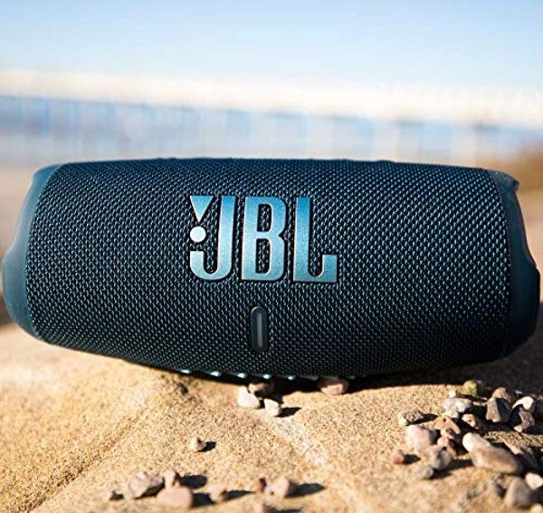 JBL Charge 5 Portable Wireless Bluetooth Speaker - Blue (Renewed)