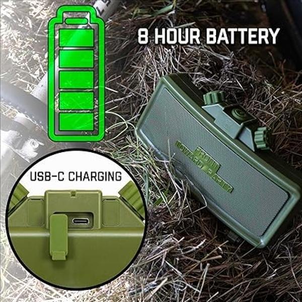 Catastrophic Industries Claymore Portable Bluetooth Speakers | Stereo Sound, Loud Speakers, Hi-Fi Audio | Waterproof, Dustproof, Shockproof Indoor and Outdoor Speaker, Beach, Pool 