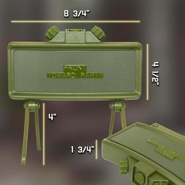 Catastrophic Industries Claymore Portable Bluetooth Speakers | Stereo Sound, Loud Speakers, Hi-Fi Audio | Waterproof, Dustproof, Shockproof Indoor and Outdoor Speaker, Beach, Pool 