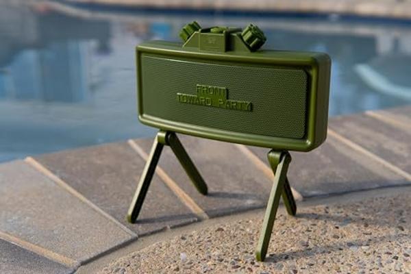 Catastrophic Industries Claymore Portable Bluetooth Speakers | Stereo Sound, Loud Speakers, Hi-Fi Audio | Waterproof, Dustproof, Shockproof Indoor and Outdoor Speaker, Beach, Pool 