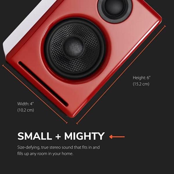 Audioengine A2+ Bluetooth Speakers Wireless - 60W Computer Speakers for Music and Gaming