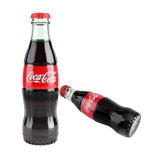 Official Coca-Cola Bottle Shaped Bluetooth Speaker – Portable Wireless Speaker with Bluetooth 5.0, Deep Bass, AUX Input, Long Battery Life – Loud HD Sound for Home, Travel, Party &