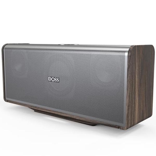 DOSS SoundBox Ultra Bluetooth Speaker with 2.1 Channel Audio, 80W Superior Sound with Deep Bass, Two DSP Technologies, 18H Playtime, BT 5.3, Wireless for Home, Office, Livingroom