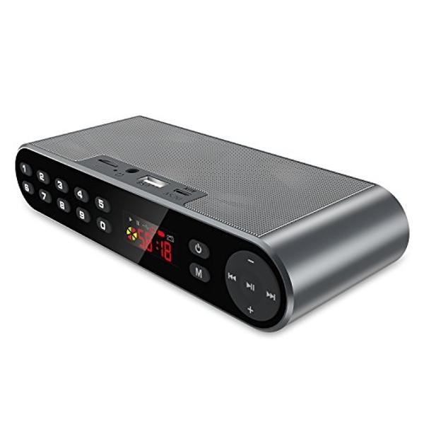 JBL Authentics 500 - Retro Style Home Speaker with Bluetooth, Voice Control, and Dolby Atmos, Multi Room Playback, Built in Alexa and Google Assistant, Automatic self tuning