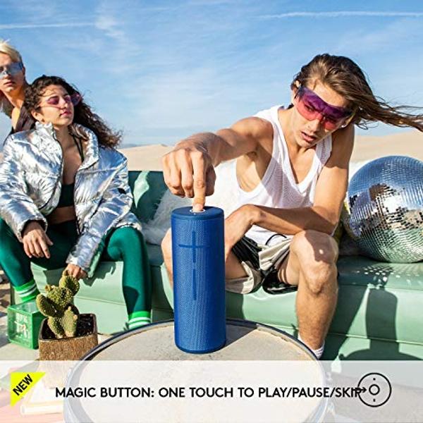 Ultimate Ears MEGABOOM 3 Portable Wireless Bluetooth Speaker (Powerful Sound + Thundering Bass, Bluetooth, Magic Button, Waterproof, Battery 20 Hours) - Lagoon Blue