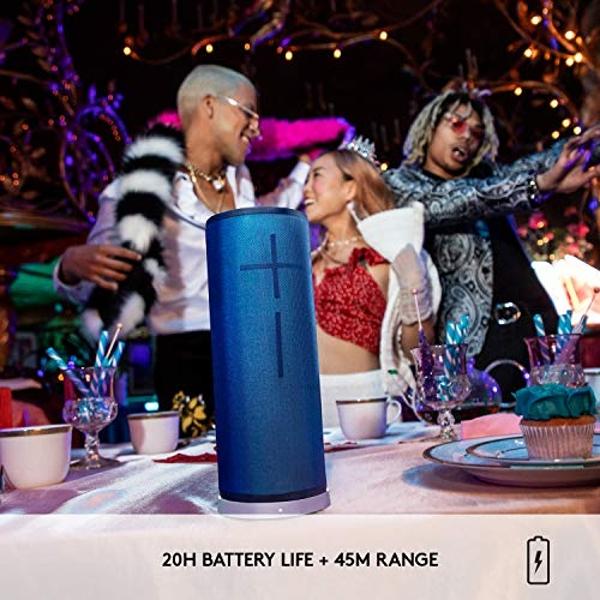 Ultimate Ears MEGABOOM 3 Portable Wireless Bluetooth Speaker (Powerful Sound + Thundering Bass, Bluetooth, Magic Button, Waterproof, Battery 20 Hours) - Lagoon Blue