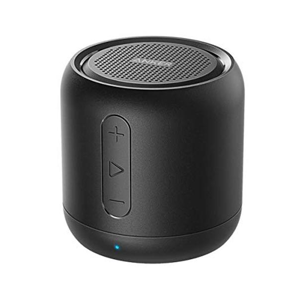 Anker Soundcore Mini, Super-Portable Bluetooth Speaker with 15-Hour Playtime, 66-Foot Bluetooth Range, Enhanced Bass, Noise-Cancelling Microphone (Renewed)