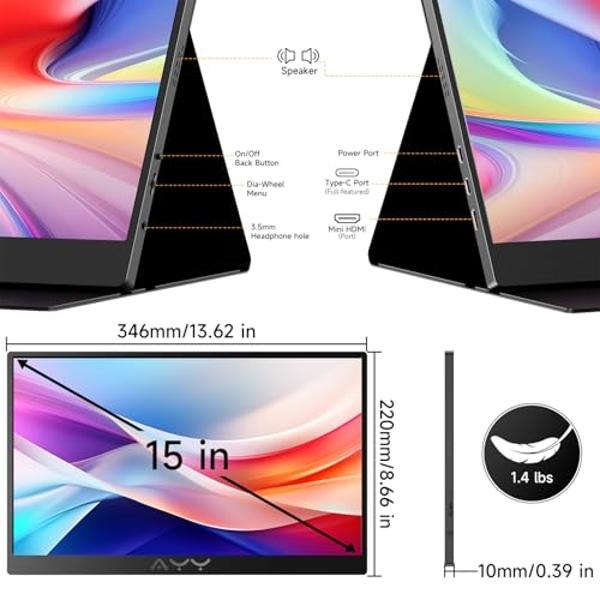 Sceptre 20" 1600x900 75Hz Ultra Thin LED Monitor 2x HDMI VGA Built-in Speakers, Machine Black Wide Viewing Angle 170° (Horizontal) / 160° (Vertical)