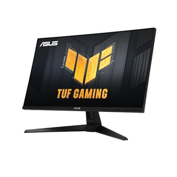 ASUS TUF Gaming 27” 1440P HDR Monitor (VG27AQ3A) – QHD (2560 x 1440), 180Hz, 1ms, Fast IPS, 130% sRGB, Extreme Low Motion Blur Sync, Speakers, Freesync Premium, G-SYNC Compatible, 