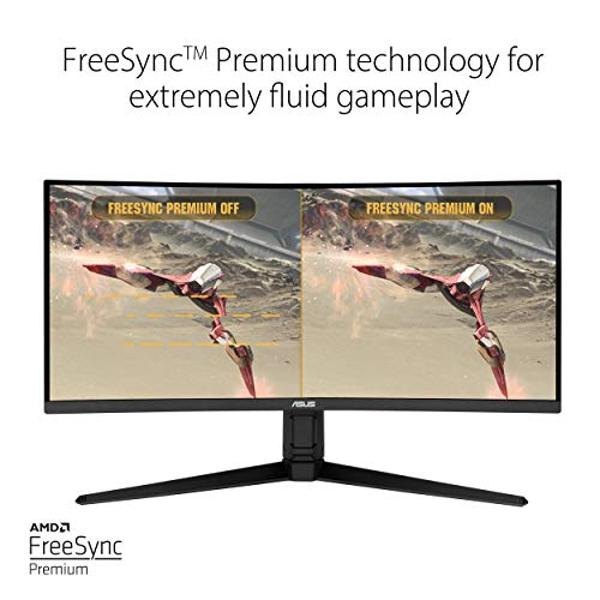 ASUS VG248QG 24" G-SYNC Gaming Monitor 165Hz 1080p 0.5ms Eye Care with DP HDMI DVI,Black