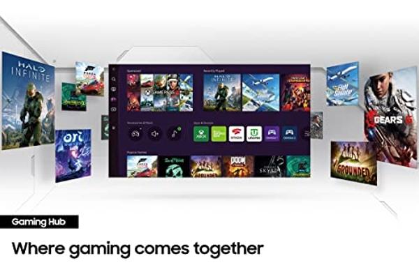 SAMSUNG 43" Odyssey Neo G7 Series 4K UHD Smart Gaming Monitor, 144Hz, 1ms, VESA Display HDR600, Quantum Matrix Technology, AMD FreeSync Premium Pro, LS43CG702NNXZA, 2023, Black