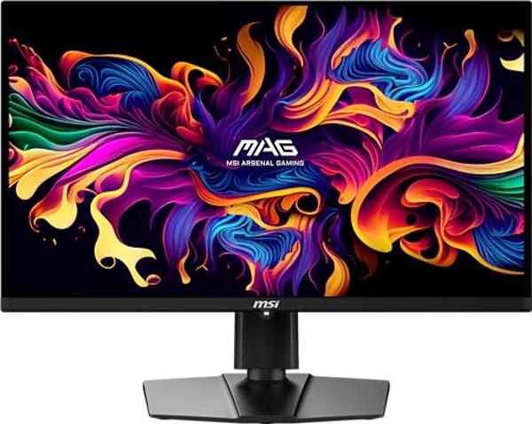 MSI MAG 271QPX QD-OLED E2 27-inch 2K Gaming Monitor, 2560 x 1440 (QHD), 0.03ms Response Time, 240Hz, True Black HDR 400, HDMI, DP Port, Tilt and Height Adjustable