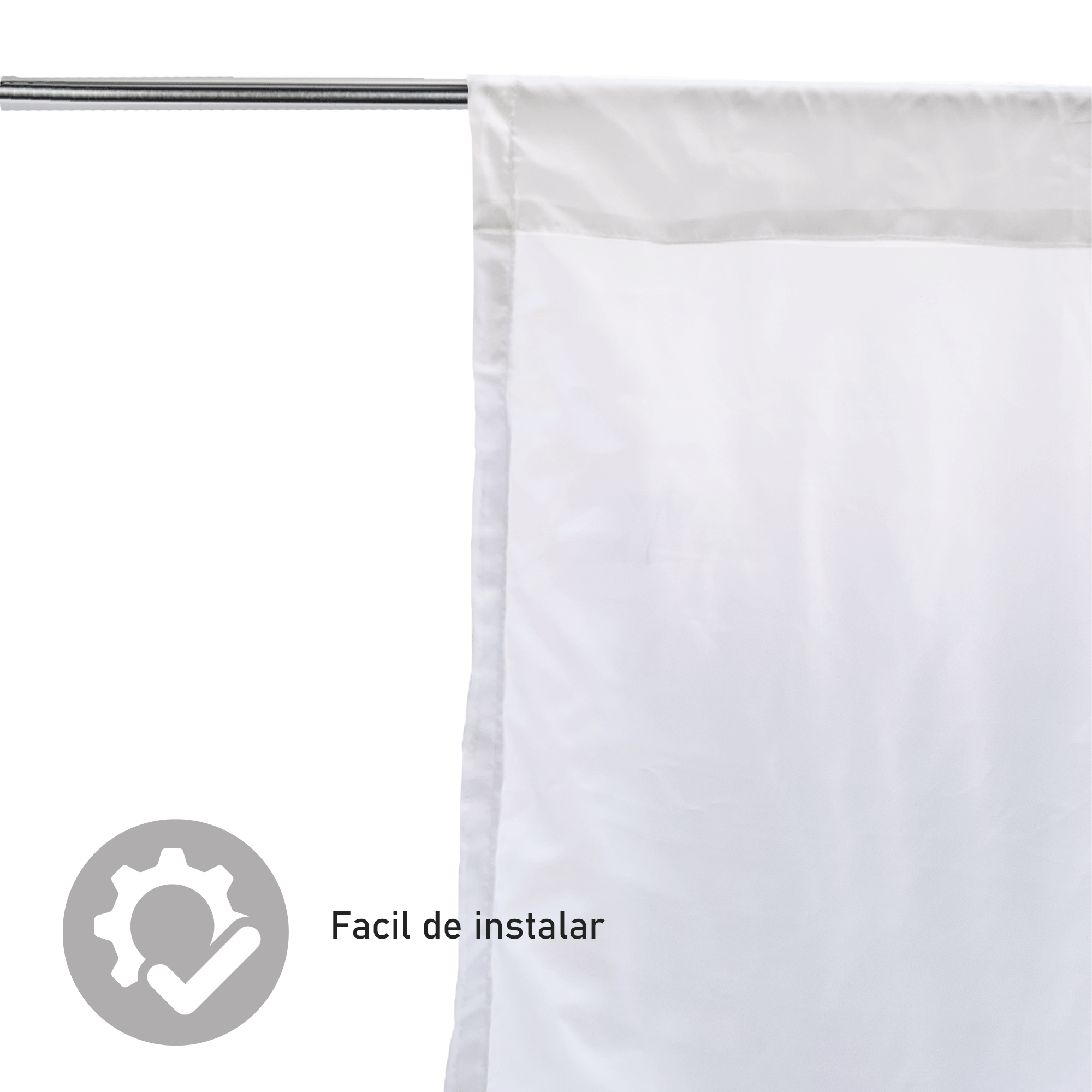 Cortina de Baño Impermeable Grande con Diseño de Gran Ola Oceano para Regadera