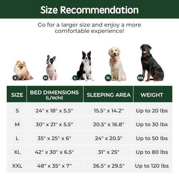 Furhaven Orthopedic Dog Bed for Medium/Small Dogs w/ Removable Bolsters & Washable Cover, For Dogs Up to 35 lbs - Plush & Woven Decor Comfy Couch Sofa - Diamond Blue, Medium