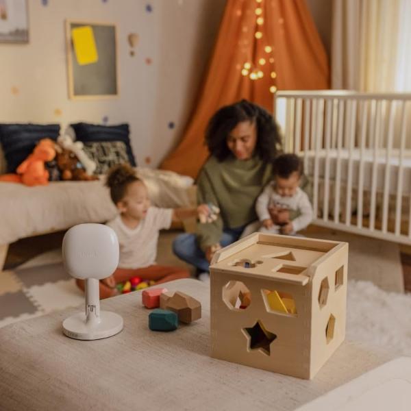 Nanit Pro Smart Baby Monitor & Flex Stand - 1080p Wi-Fi Video Camera, Sensor-Free Sleep & Breathing Motion Tracker, 2-Way Audio, Sound/Motion/Cry Notifications, Night Vision, and B