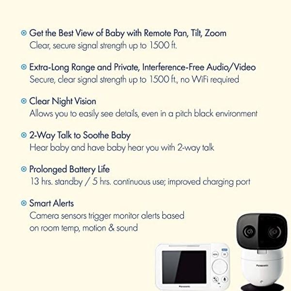 Tiny Traveler Baby Car Camera for 2 Kids, 5” Touch Screen Baby Car Monitor, No WiFi Baby Camera for Car Home Travel Roadtrip – Rear-Facing Car Seat Monitor Night Vision Baby Remind