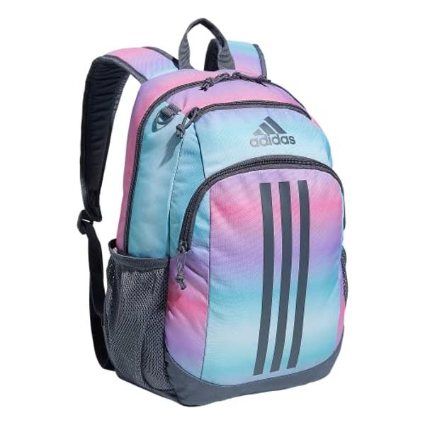 adidas Creator Comfortable and Durable Small Athletic Bag or Laptop Backpack for Women and Men, Gradient Rose Tone Pink/Onix Grey, One Size