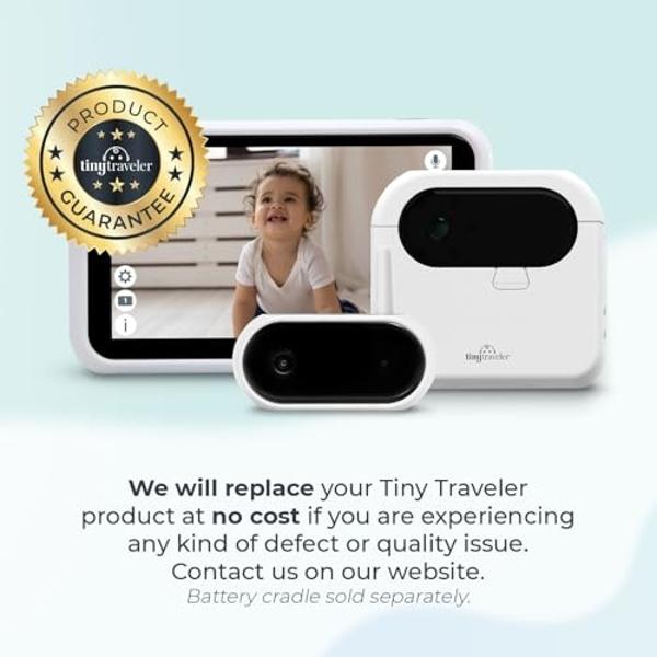 eufy Security, SpaceView Pro Video Baby Monitor E210 with 5" Screen, Two-Way Audio, Security Camera, 720p, Pan & Tilt, Night Vision, Lullaby Player, Wide Angle Lens Not Included (N