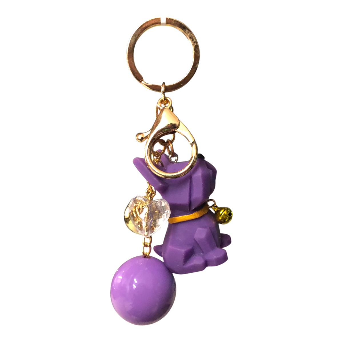 Llavero Morado Perrito