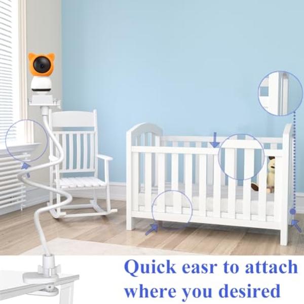 EYSAFT Baby Monitor Holder Mount for BOIFUN Baby 2S,Baby 5S,Baby 6T/ieGeek ‎Baby 1T/DEATTI BM101-M