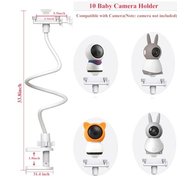 EYSAFT Baby Monitor Holder Mount for BOIFUN Baby 2S,Baby 5S,Baby 6T/ieGeek ‎Baby 1T/DEATTI BM101-M