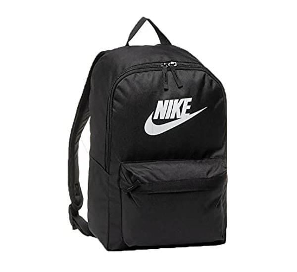 NIKE Heritage Backpack 2.0, Black/Black/White, Misc