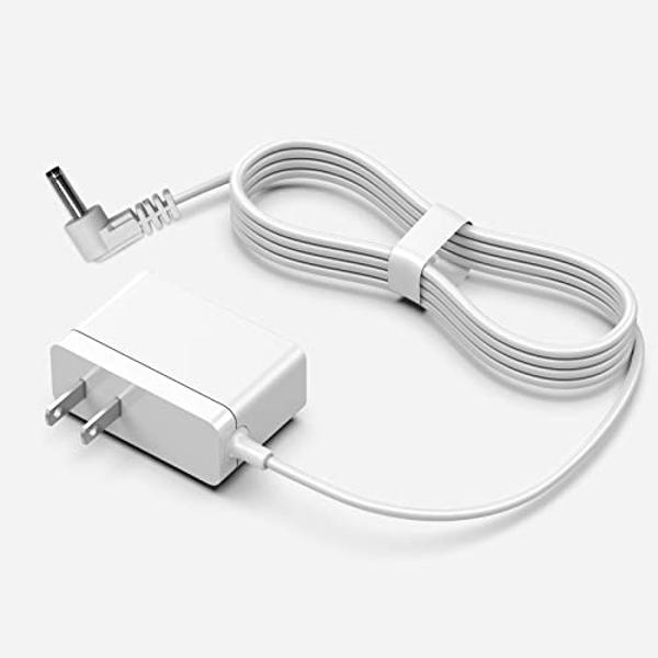 Round Charger Adapter for Babysense Video Split Screen Baby Monitor V24R V43 Replacement Battery Power Supply Cord (Will Not Fit Micro USB Port)