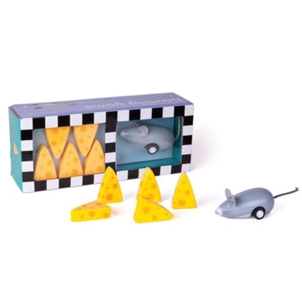 Jack Rabbit Creations, Inc. Bowling Toy Mouse with Cheese
