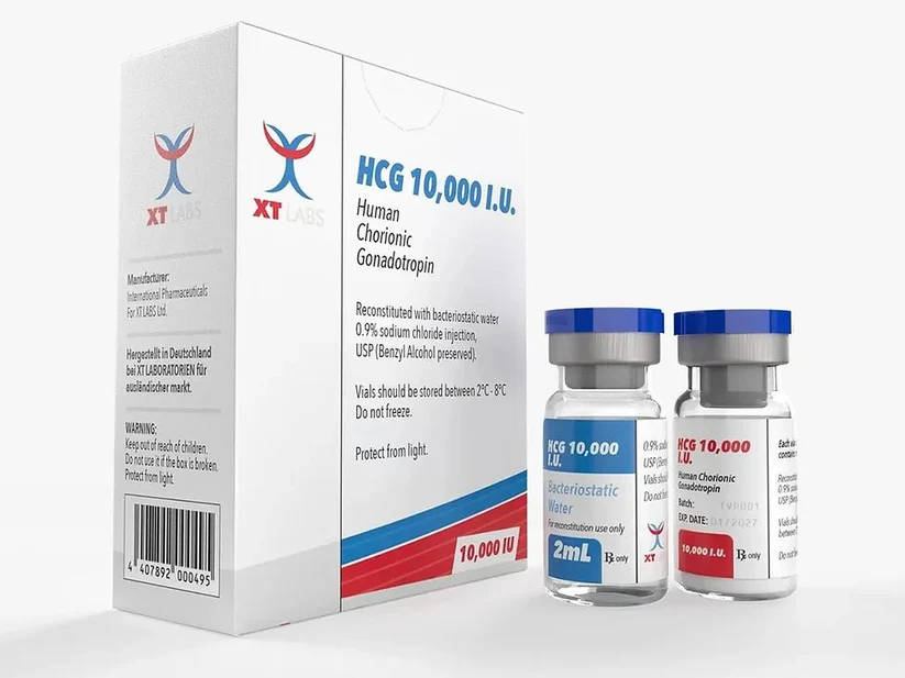 HCG 10,000UI XT Labs Gonadotropina 2ml Soporte Hormonal y Testicular