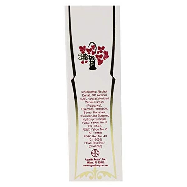 Agustin Reyes Royal Violets Eau de Cologne Gently and Refreshing for Baby Skin, Relaxing Aroma, 2-Pack of 5.0 FL Oz, 2 Glass Bottles