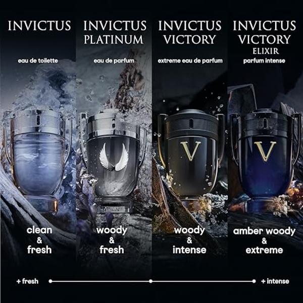 Paco Rabanne Invictus Victory Elixir Parfum Intense Spray for Men, 100ml/3.4oz