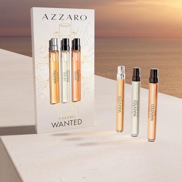 Azzaro The Most Wanted Men's Cologne Discovery Set - 3-Piece Fragrance Sample Kit Includes 3 Travel Size Sprays – The Most Wanted Eau de Parfum Intense, The Most Wanted Parfum, Wan