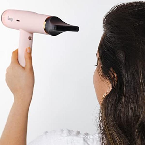 L'ANGE HAIR Le Styliste Luxury Hair Dryer | Quiet Brushless Blow Dryer with Diffuser | 1875 Watts for 4X Faster Drying | Hairdryer with 3 Heat & Speed Settings | Best Hair Dryers f