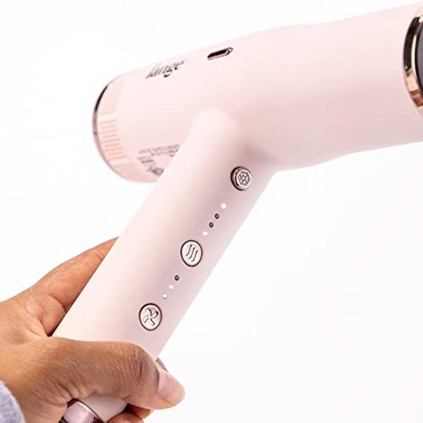 L'ANGE HAIR Le Styliste Luxury Hair Dryer | Quiet Brushless Blow Dryer with Diffuser | 1875 Watts for 4X Faster Drying | Hairdryer with 3 Heat & Speed Settings | Best Hair Dryers f