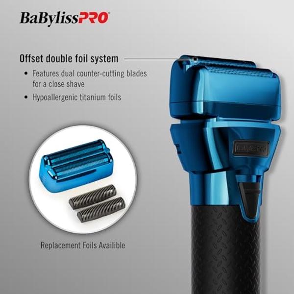 MANSCAPED® The Handyman™ Replacement Blade - Dual-Action SkinSafe® Long-Hair Leveler & Foil Blades for Portable Men’s Travel Facial Hair Groomer, Waterproof Compact Face Shaver (1-