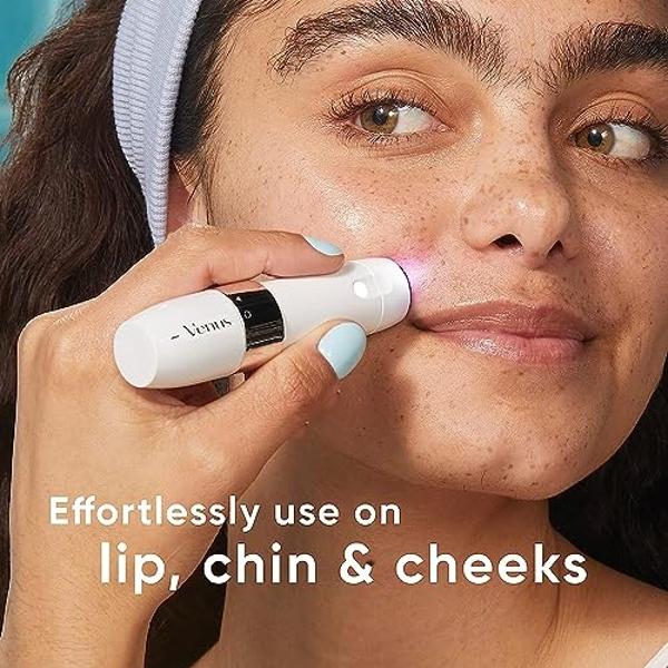 Gillette Venus Mini Facial Hair Remover for Women Face, Portable Electric Shaver/Razor, Face Hair Removal for Women, Dermaplaning Tool, Trimmer