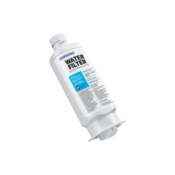 SAMSUNG Genuine Filter for Refrigerator Water and Ice, Carbon Block Filtration, Reduces 99% of Harmful Contaminants for Clean, Clear Drinking Water, 6-Month Life, HAF-QIN/EXP, 1 Pa