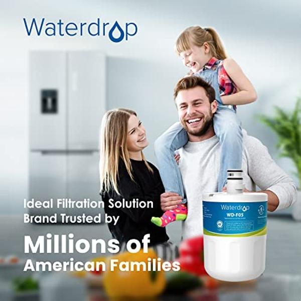 SAMSUNG Genuine Filter for Refrigerator Water and Ice, Carbon Block Filtration for Clean, Clear Drinking Water, 6-Month Life, HAF-CIN/EXP, 1 Pack