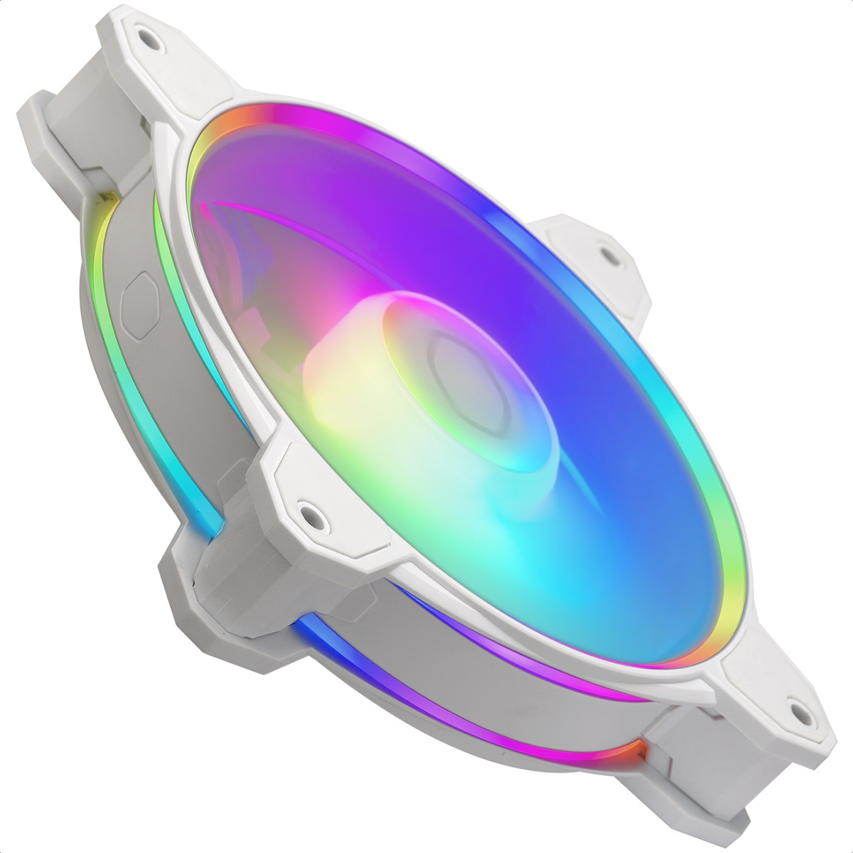 3 Ventiladores Cooler Master 120mm MasterFan MF120 HALO2 ARGB Controlador MFL-B2DW-213P2-R2