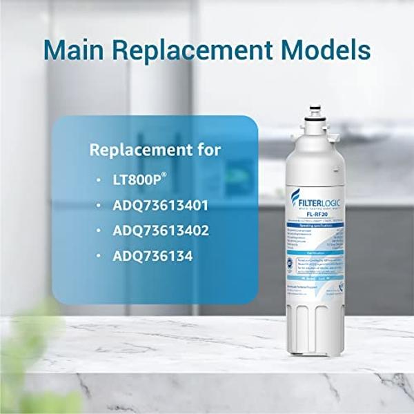 Mist EDR4RXD1 Refrigerator Water Filter Replacement for EveryDrop® Filter 4 – Maytag® UKF8001AXX-200, UKF8001AXX-750, Whirlpool® UKF8001, WHR4RXD1, 4396395 – NSF 42 & 372 Certified