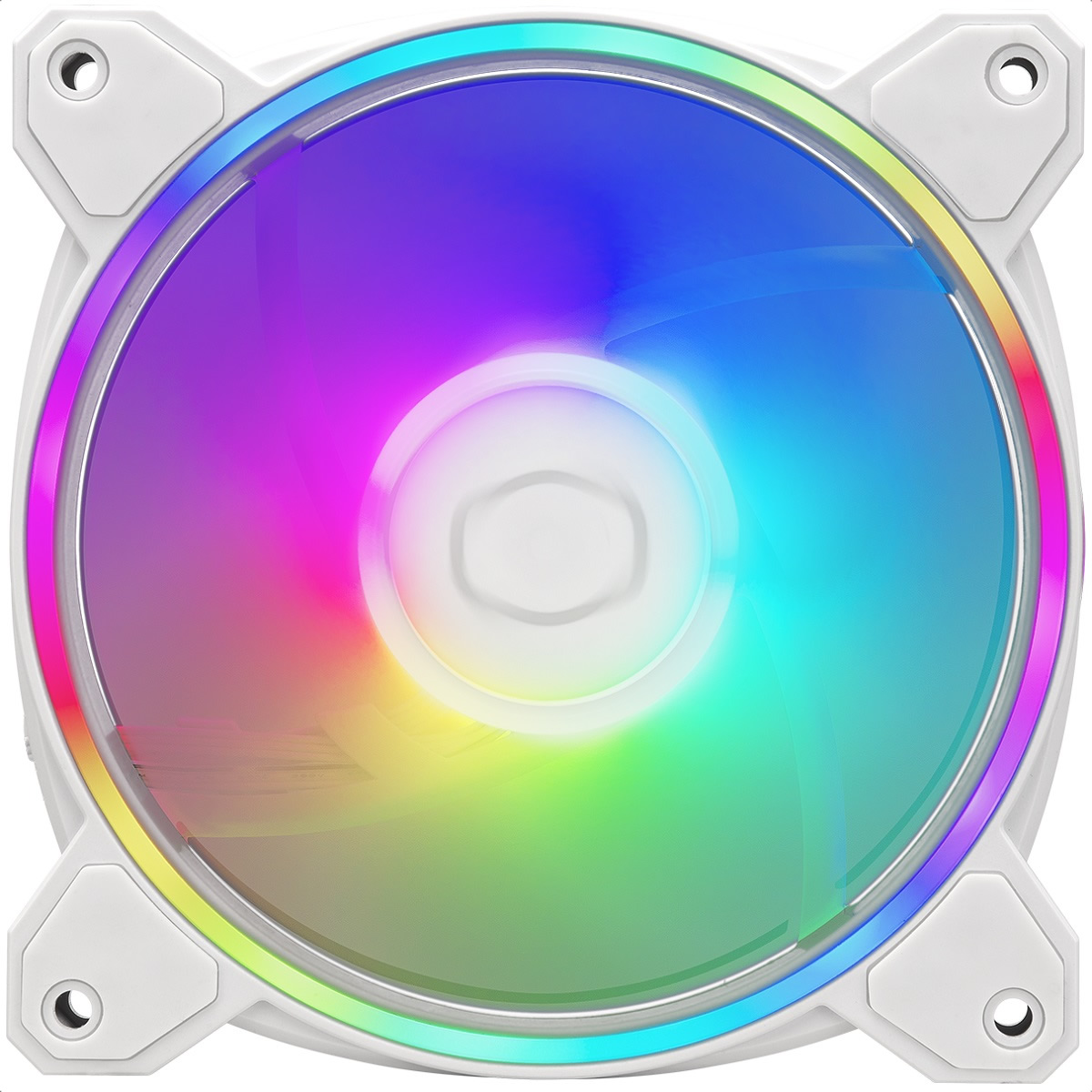 3 Ventiladores Cooler Master 120mm MasterFan MF120 HALO2 ARGB Controlador MFL-B2DW-213P2-R2