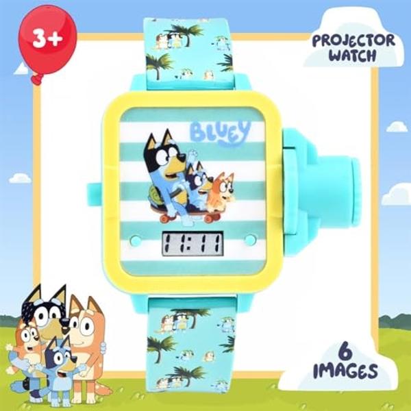 Accutime Bluey Kids Digital Projector Watch: Fun & Learning in One!