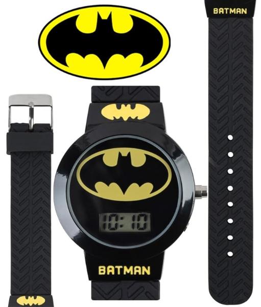 Batman Kids' BAT5041 Batman Watch with Black Rubber Band